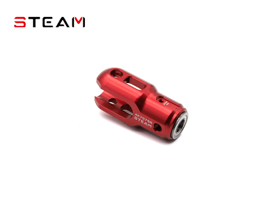 Steam 7075 Main Blade Grip Set/Red AK7075R
