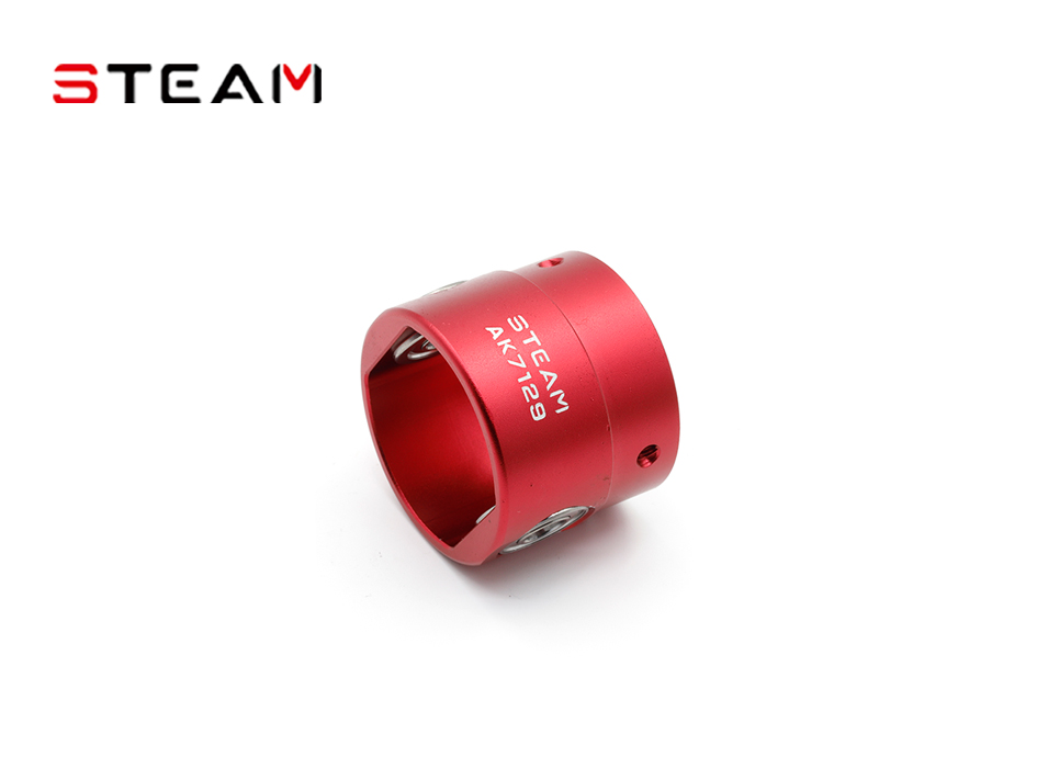 AK700 TAIL GEAR BOX/RED AK7129H-7075