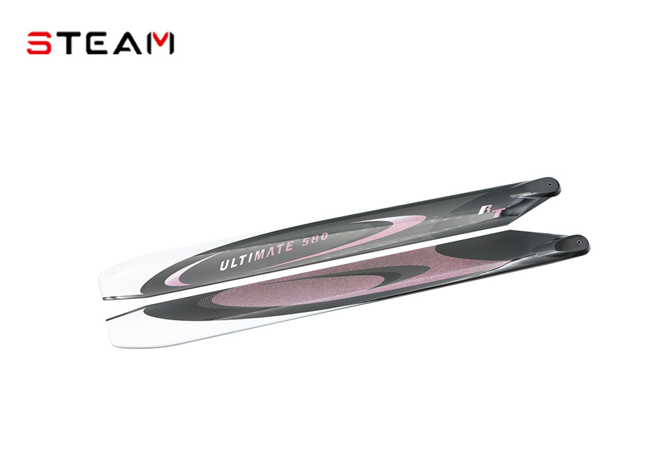 FK580MM Carbon Fiber Main Blade/Purple RT-580MM-U