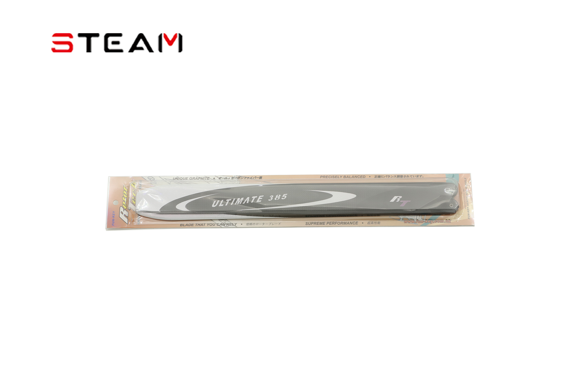 FK 380mm Carbon Fiber Main Rotor/Purple RT-385MM-U