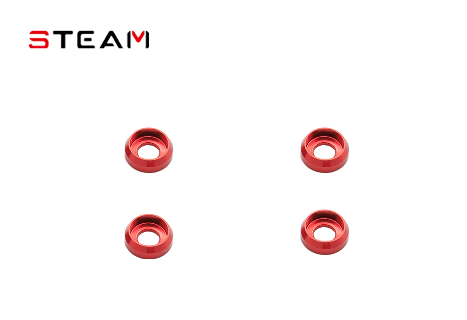 AK400/420 Metal Fuselage Aluminum Alloy Spacer/M2.5/Red AK4073
