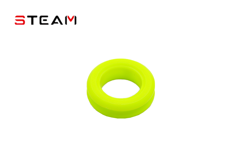 AK400/420 Plastic Double Thrust Tail Control Ring/POM Yellow Green AK4053HL