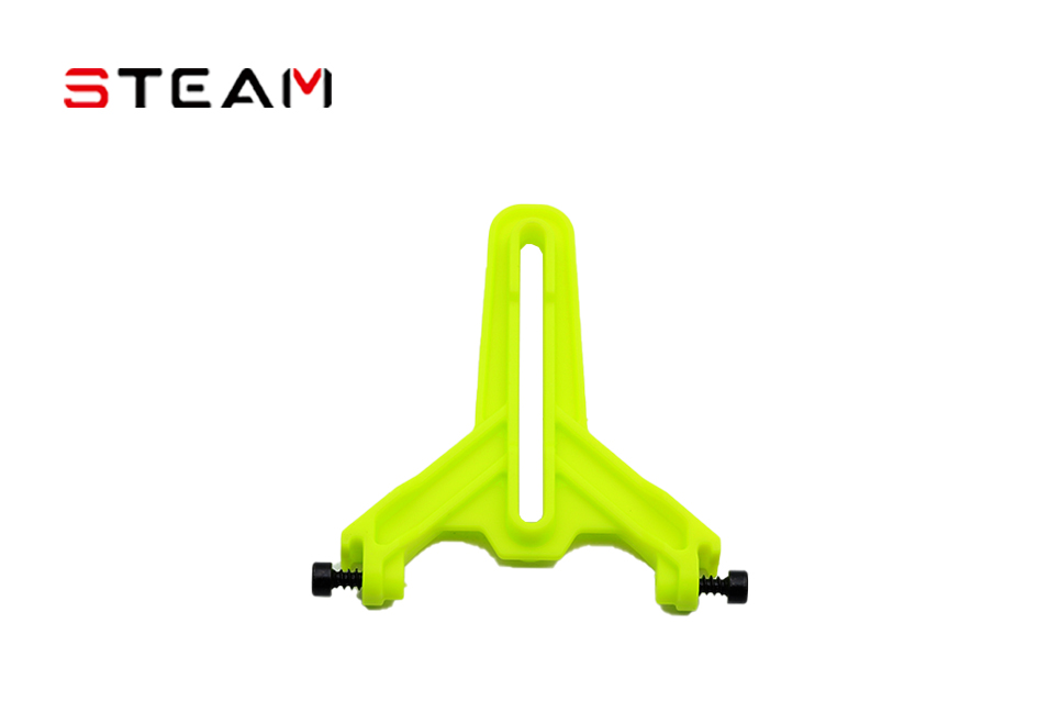 AK400/420 Plastic Swashpalte Anti-rotation Bracket/Yellow Green AK4052HL