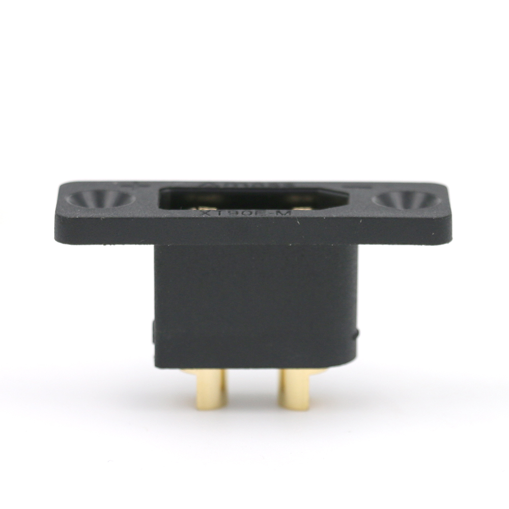 Amass XT90E With A Fixed Hold/Black/Gold Plated Connector/Male