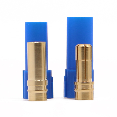 Amass XT150 Extended 6mm Gold Plated Plug/A Pair/Blue