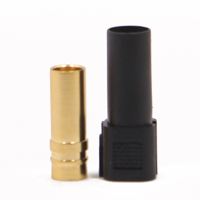 Amass XT150 Extended 6mm Gold Plated Plug/Female/Black