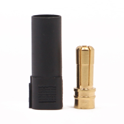 Amass XT150 Extended 6mm Gold Plated Plug/Male/Black