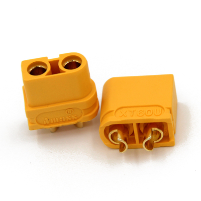 Amass XT60U Compatible XT60 Gold Plated Plug/A Pair