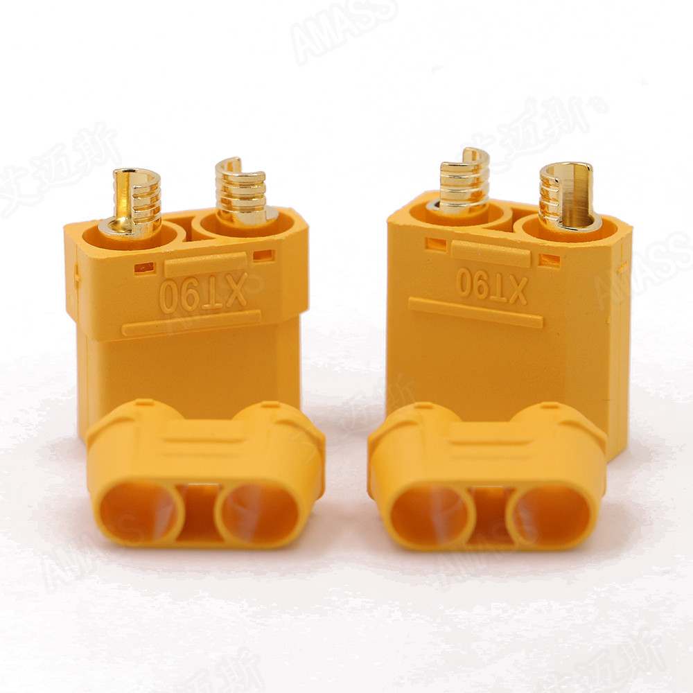 Amass XT90H Gold-Plated Plug With Covering/A Pair