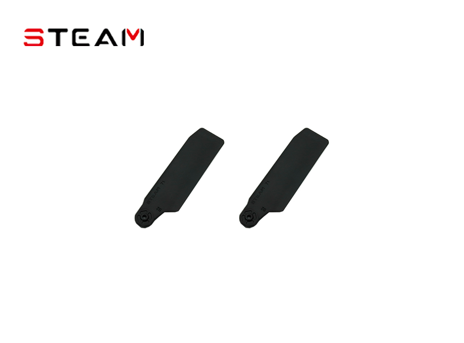 Carbon Plastic Tail Blade/74MM/M2.5/3MM/1 Pack TS74-M2.5-3MM